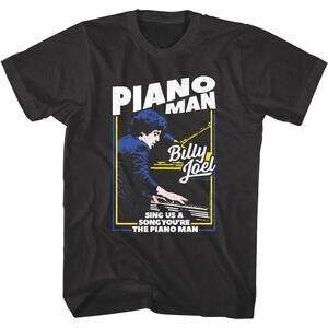 Billy Joel Piano Man Classic Rock Album Music Fan Streetwear T-Shirt